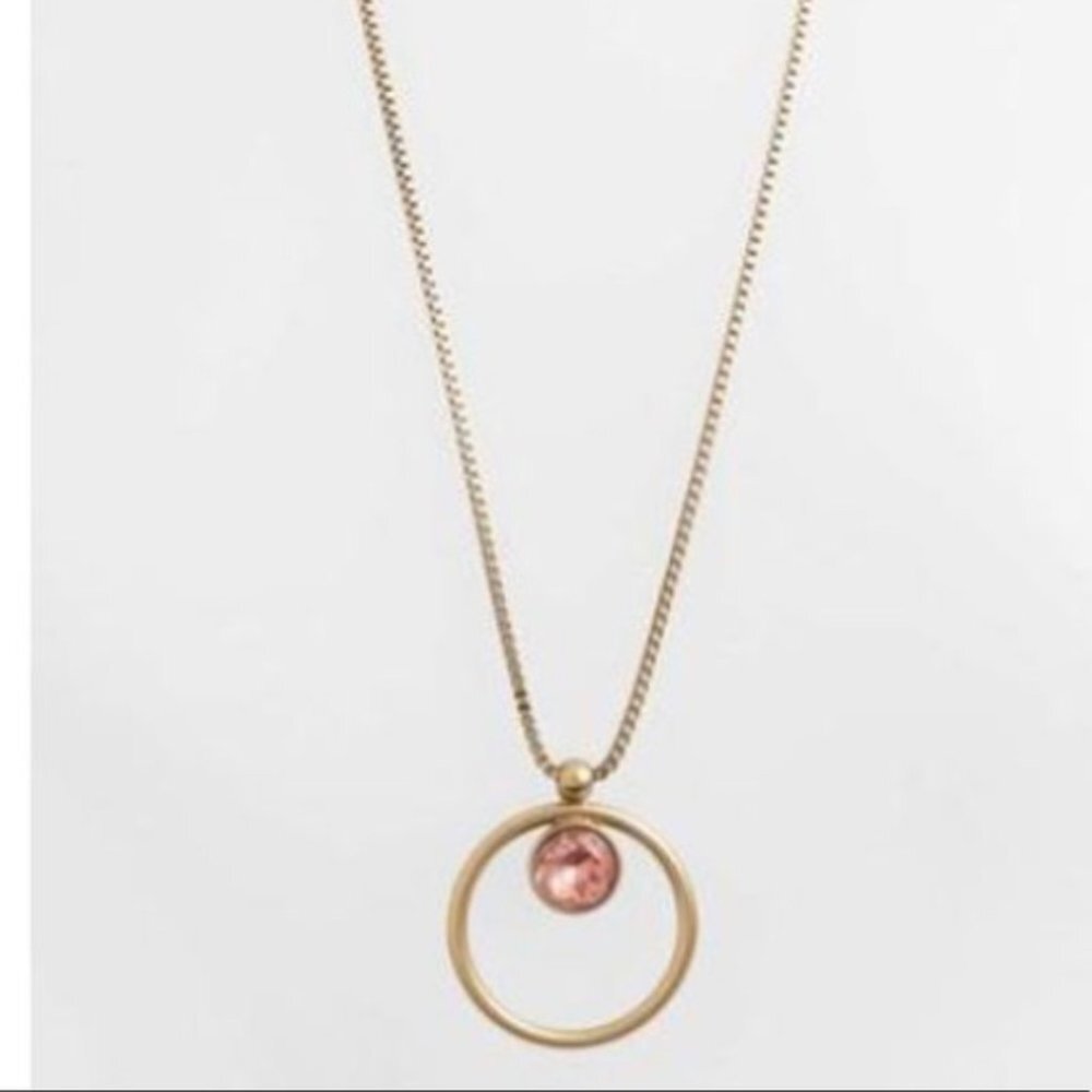 Loren Hope Cecilia Metallic Box Chain Necklace